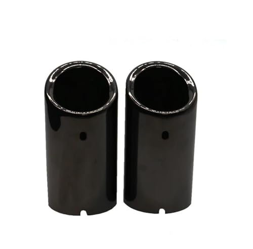 HSAJFEB 1 Paar Auto-Endrohr-Schalldämpfer Für B&MW E90 E92 325i 328i 2006-2010 F10 F11 F18 520i 523i 525i 528i Endrohr Auspuff(Schwarz)