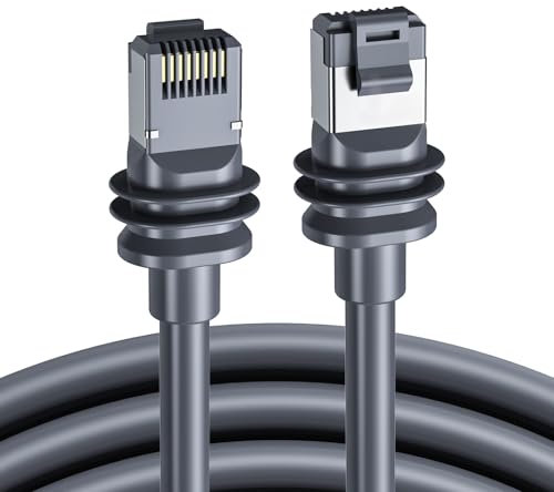 EDUP Starlink Cable for Starlink Gen 3 / Mini, Waterproof Replacement Cable, Ethernet Cable Extension(10M / 30FT- Gray) (10M)