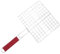 Toyvian 2 Piezas pinzas para barbacoa barbecue brochetas portátil accesorios inoxidable hamburguesa Fácil parrilla clips de barbacoa de hierro bastidores de barbacoa De madera Plata