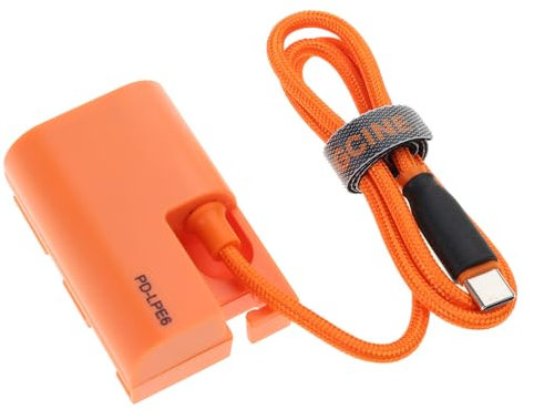 KEXIAO USB Type C 9V to LPE6 False Battery for 80D 70D 60D 90D 5DIV Cameras Continuous Power Supply Cable