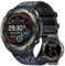 Orologio Smartwatch Uomo con GPS Sport: 1,45 Rotondo Orolog Intelligente con Chiamate Bluetooth Risposta Fitness Tracker 1ATM Impermeabile Monitoraggio Sonno 650mAH Batteria Compatibile iOS Android