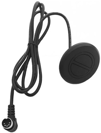 Hoite Interruptor redondo de 5 clavijas, control remoto universal de 2 botones para sillón reclinable, para subir y bajar el sofá.