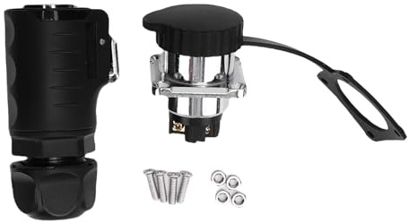 Fafeicy Connecteur Industriel étanche à L'eau 25A, Prise et Prise à 4 Broches, Connecteur de Fil D'aviation Mâle et Femelle IP68 pour Réseau électrique de Stockage D'énergie