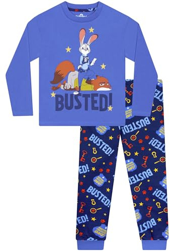 Disney Pyjama Garcon Zootropolis, Ensembles De Pyjama Garçon Judy Hopps, Pyjamas Coton Manche Longue