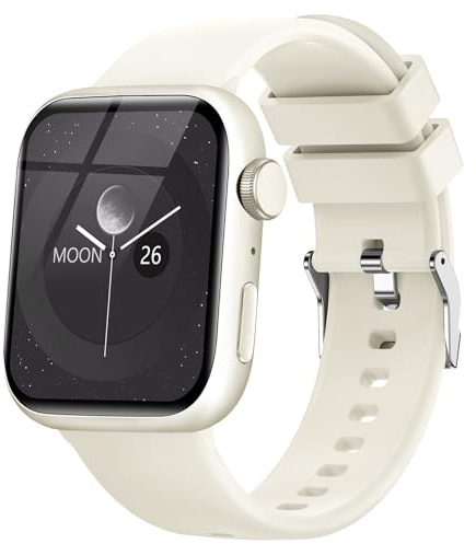 zaisia Smartwatch Uomo Donna, 1.85 Orologio Smartwatch con Chiamare/Rispondere, Molteplici modalità Sportive con Contapassi/Sonno/Cardiofrequenzimetro, IP68 Smart Watch per Andorid iOS