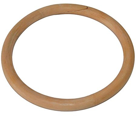 HemeraPhit Wing Chun Taiji Rattanring aus Holz, Yewen Sau, Klebrige Hand, Stärke-Training-Ring, 25,4 x 21,6 cm