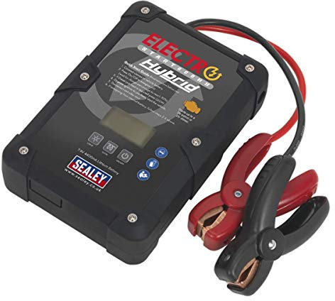 Sealey e/start800hy 800 A menos batería para híbrida Electro Start, 12 V, color rojo
