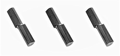 KLOSE besser 940 Paumelles à Souder, Inox, Set de 3 Pièces