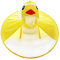 Kinder Ente Regenmantel UFO Regenmantel Kinder Regenschirm Cartoon Umhang für Kinder (Ente Regenmantel, S)