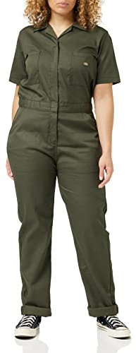 Dickies, Women's, SS FLEX COVERALL, MOSS GREEN, S