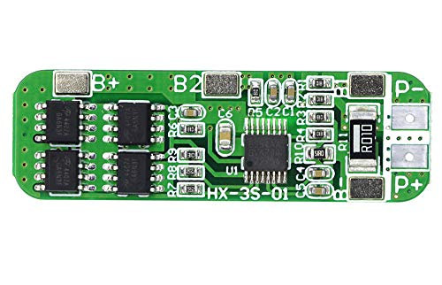 5PCS Battery Protection Board, 3S 12V 6A Lithium Battery Charger Protection Board Module, Battery Protection BMS PCB Balance Board