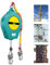 RSHJD Absturzsicherung Einziehbar, Höhensicherungsgerät mit Automatischer Sperrfunktion, Fallschutz Abseilgerät für Dachdecker, Stahlseil-5m/7m/10m/15m/20m10m