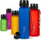 720°DGREE Trinkflasche 1l Sport “uberBottle“ softTouch +Sieb - BPA-Frei - Wasserflasche für Uni, Arbeit, Fitness, Fahrrad, Outdoor, Job - Sportflasche aus Tritan - Leicht, Stoßfest, Wiederverwendbar