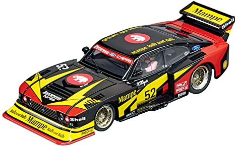 Carrera Digital 132 I Ford Capri Zakspeed Turbo Mampe-Ford-Zakspeed-Team No.52 I Auto für Rennbahn | Rennbahnen und lizensierte Slotcars | bis zu 6 Spieler | Für Jungs & Mädchen ab 8 Jahren & Erwachsene