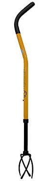 TORNADICA Manueller Kultivator Mini Gartenkralle Vertikutierer Wurzelzieher Unkrautkralle mit Stiel Gartenfräse Bodenlockerer Wurzelentferner Gardenclaw Unkrautstecher Handgriff Höhenverstellbar 95 cm