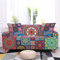 LNXSESN Sofaüberwurf Bunter Boho-Druck Sofabezug Stretch Elasthan Couch überwurf Abnehmbare Waschbar Anti Rutsch Sofahusse Moderne Sofa überzug Langlebig Universal Couchbezug 2 Sitzer
