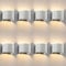 ledscom.de 8 Stück Wandleuchte RUNEL für außen, IP65, Up-/Downlight, weiß matt, rund, 1x G9 max. 10W