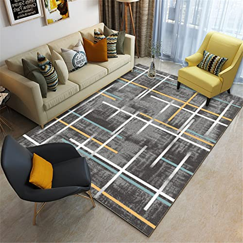 DJHWWD Teppich Jugendzimmer Jungen Kinderteppiche Jungs Wohnzimmer-Teppich, grau, niedriger Flor, rechteckig, schmutzabweisend, Küchen-Fußmatten antirutschmatte 180X280CM