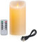 FiiMoo LED Velas, 10cm Velas LED Recargables con Cable de Carga USB, Velas LED Cera Real 3D Efecto Llama, LED Velas de Cera con Mando a Distancia y Temporizador para Decoración, Bodas, Navidad-Marfil