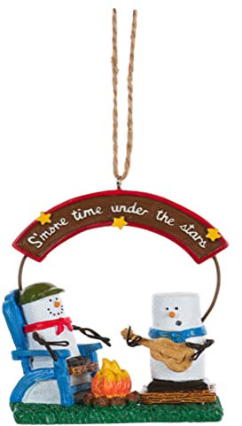 Ganz Smores Christbaumschmuck aus Kunststoff, S'Mores am Lagerfeuer