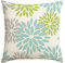 Artoid Mode Grün Blumen Dahlien Sommer Kissenbezug, 45x45 cm Saisonnal Zierkissenbezug Couch Wohnzimmer Deko