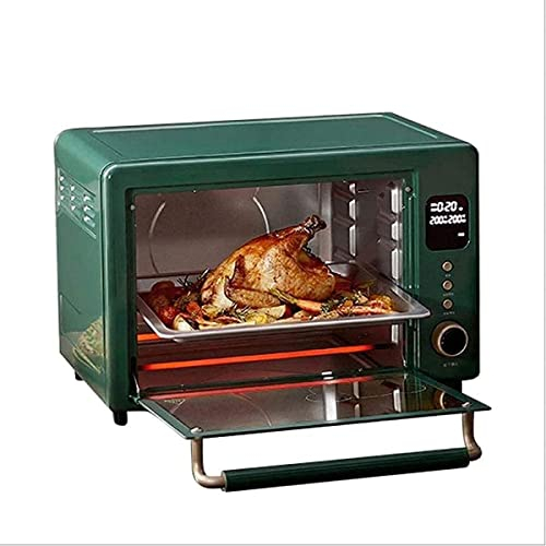 CAZARU Four électrique de Table 1600 W Four à Pizza 35 litres, ramasse-miettes Amovible, contrôle de température électronique NTC par Micro-Ordinateur, Facile à Nettoyer