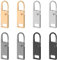 8 Stück Universal Metall Reißverschluss Anhänger,Mabor Reißverschluss Zipper Set Für Reissverschluss Reparatur Set Ersatzteile Abnehmbares Metall Zipper Pull Züge für Rucksäcke Hosen Schuhe Kleidung
