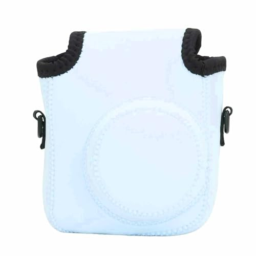 Sofortbildkamera Tasche, Staubdichte Sofortbildkamera Aufbewahrungstasche mit Verstellbarem Schultergurt für 12 (hellblau)