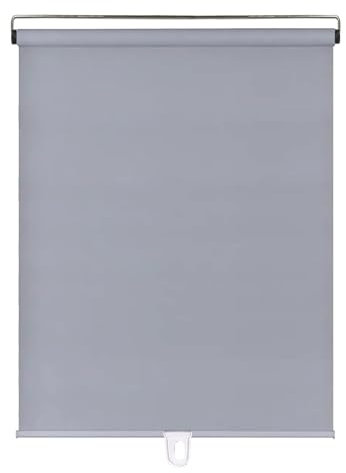Tenda Avvolgibile Oscuranti a Retrattile - Regolare La Luce, Tenda a Rullo Con Ventosa,Tenda Isolata per Privacy,32-150cm Di Larghezza,Per Casa/Ufficio/Finestre,Grey-150x150cm(59x59in)