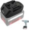 EIN18MT Akku Adapter für Einhell und Milwaukee M18 18V Kompatibel mit Makita BL1830 BL1840 BL1850 USB Ladeanschluss