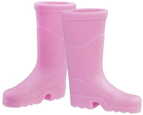 Miniaturen für Puppenhäuser und Wichtelstuben oder Geschenkgutscheine · DIY Miniwelt · Gummistiefel 2,5 x 3,5 cm, pink, 1 Paar