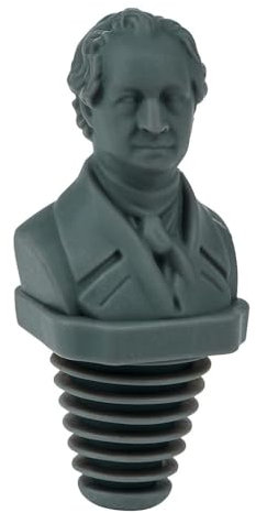 moses. libri_x Flaschenstöpsel Goethe | Silikonverschluss für Flaschen | spülmaschinengeeigneter Flaschenverschluss von Goethe | Geschenk für Literatur Fans