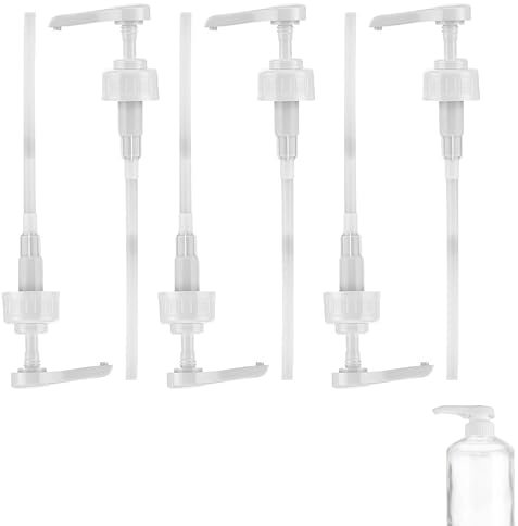 6 Pompe à Sirop à Café, Coffee Syrup Pump Distributeur Sirop Pompe pour Café Maison Bouteille de Sirop à Café, Étanches,Convient à la Plupart des Bouteilles de Sirop