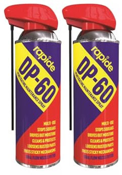 PNJB DP-60 Penetrating Releasing Maintenance Control Nozzle Lubricant Spray, Multi-Purpose Penetrating Oil, Rust Defence, Stuck Parts Ease,400ml, (2PCS)