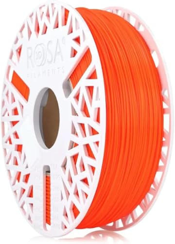 ROSA3D ABS+ Filament 1.75 mm für 3D Drucker, Saftige Orange Spule 1kg