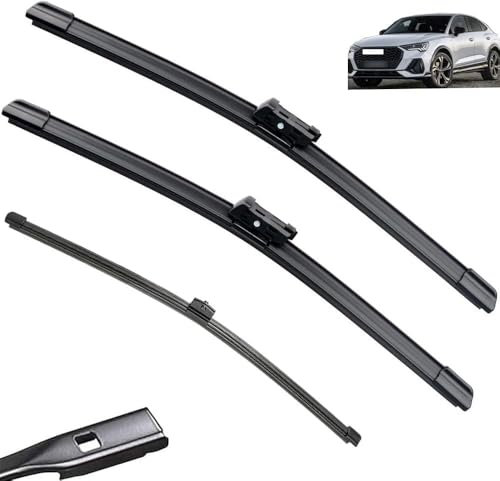 KKHBD Auto-Scheibenwischer, Passend für Audi Q3 Sportback 2018–2021, Scheibenwischer Wischerblätter Scheibenwischer-Set Scheibenwischer Vorne und Hinten
