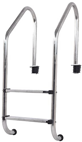 SL215 Schwimmbäder Leiter Edelstahl Pool Rolltreppe 2 Stufen Anti -Schlupf -Pool -Pedalleiter