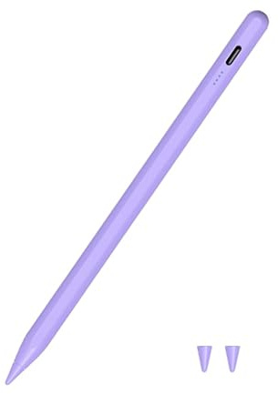 Penna stilo per tablet Samsung Galaxy Tab A11+/A11/A9/A8/A7, penna per iOS/Android/Windows, penna stilo con doppio touch screen (viola)
