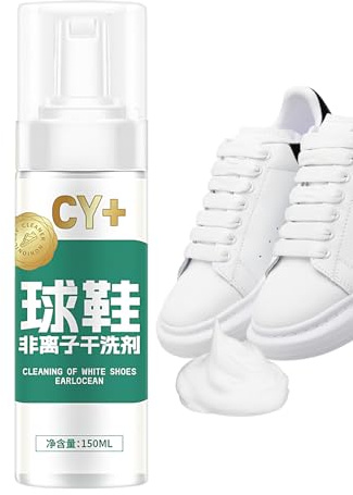 Schaumstoff-Sneaker-Reiniger – sanft schäumender Schuhreiniger, 150 ml | sicheres Deodorier-Set, Reinigungsschäumen, für Sport, Zuhause, Küche, Teenager, Outdoor-Indoor-Aktivitäten