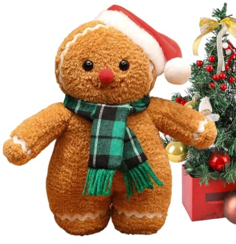 Jubepk -Plüsch Weiche Lustige Gemütliche Weihnachtsdekoration