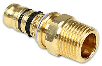 GEBERIT Mepla Press Rotguss Übergang mit AG [16x2,25mm - 1/2], Kontur G