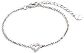 Xenox XS3413N Armband Damen Love Story Herz Zirkonia Silber