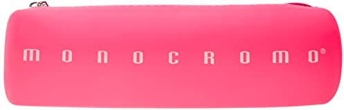 Pigna, Astuccio Tombolino di forma cilindrica in morbido Silicone, Monocromo FLUO, 20x6x6 cm., Colore Fuxia, Confezionato singolarmente