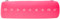 Pigna, Astuccio Tombolino di forma cilindrica in morbido Silicone, Monocromo FLUO, 20x6x6 cm., Colore Fuxia, Confezionato singolarmente