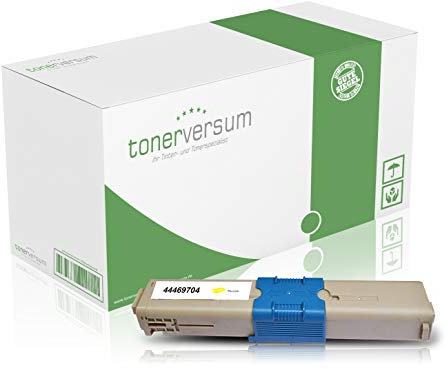 Tonerversum Toner kompatibel zu Oki C310 44469704 Gelb für C310dn C330dn C331dn C510dn C511dn C530dn MC351dn MC362dn MC561dn