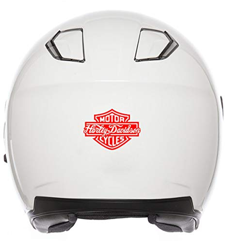 Reflektierende Aufkleber für Helm mit Harley-Davidson-Logo (orange)