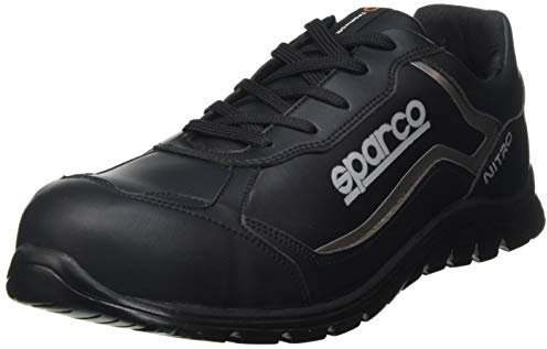 Sparco - Nitro Mikko ESD S3L SR FO - Unisex-Sicherheitsschuhe zum Laufen - Wasserabweisende Arbeitsschuhe - Zehenschutzkappe aus Verbundmaterial - rutschfeste Sohle - Atmungsaktiv - EU 40