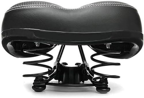 Sillín de Bicicleta Asiento Bici, Banda Asiento de Bicicleta Cómodo sillín Sillín de Bicicleta Ciclismo Big Bum Wide Saddle Seat