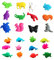 24pcs Glasmarker Silikon Weinglasmarkierer Meerestiere Landtiere Miniatur Tiere Saugnapf Marker für Glas Tasse Weinglas Becher Party Trinkbecher Zufällige Farbe