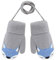 AIDIER Baby Jungen Mädchen Winter Strickhandschuhe Warme Fleece-Gefütterte Handschuhe für Kinder 0-3 Jahre